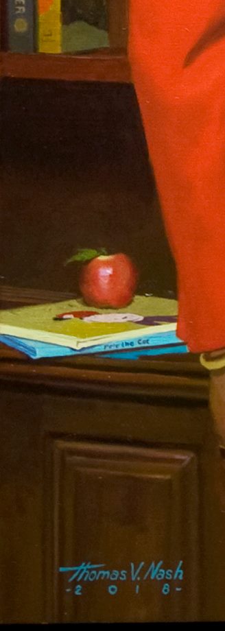 portrait of an apple